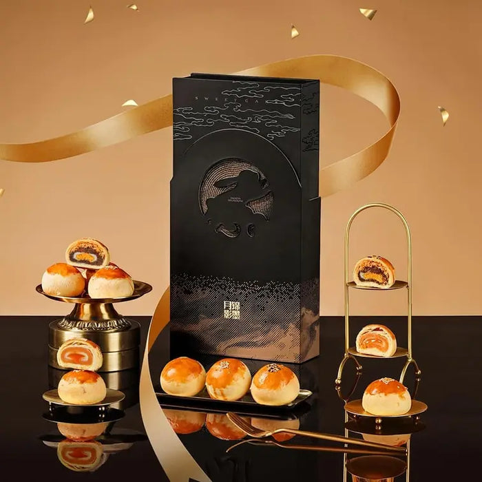 Yotime Perfect Egg Yolk Pastry Gift Mooncake Box, 8 pieces 16.04 oz Yotime