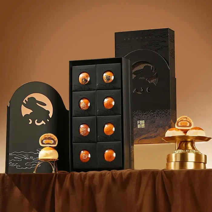 Yotime Perfect Egg Yolk Pastry Gift Mooncake Box, 8 pieces 16.04 oz Yotime