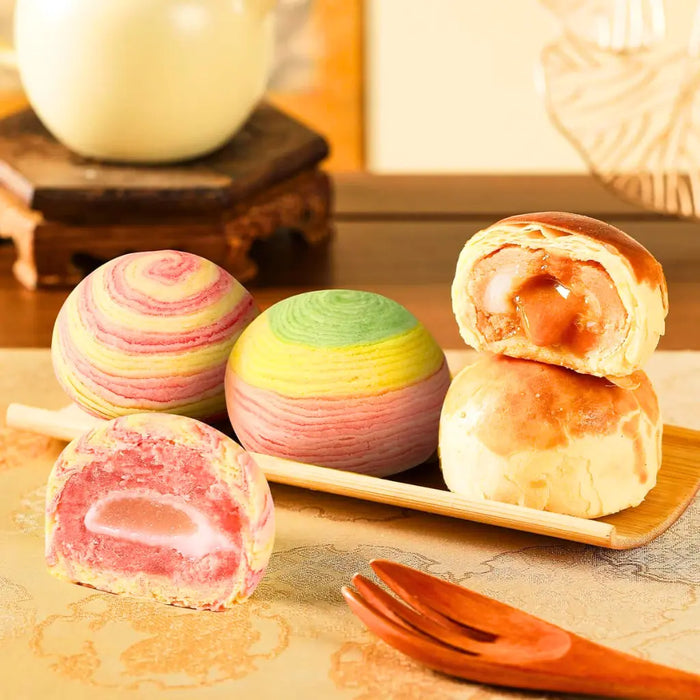 Yotime Traditional Mid-Autumn Festival Mooncake Gift Box, 14pc, 22.22 oz Yotime
