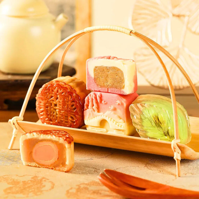 Yotime Traditional Mid-Autumn Festival Mooncake Gift Box, 14pc, 22.22 oz Yotime