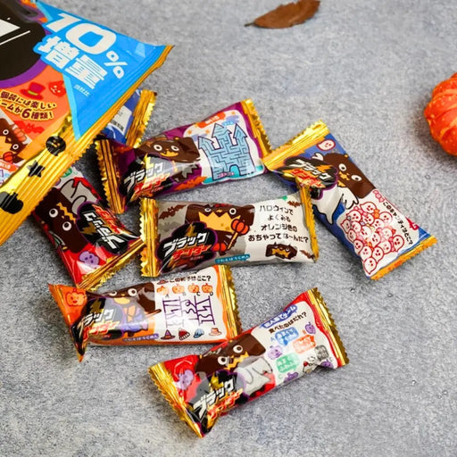 Yuraku Black Thunder Mini Chocolate Bars Halloween Limited Edition, 158g Yuraku