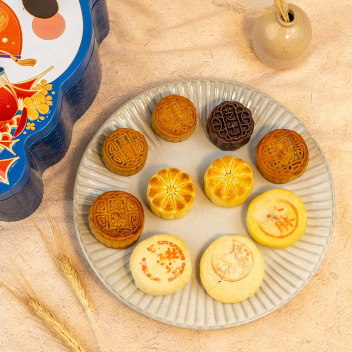 Dao Xiang Panda Mooncake Gift Box, 9 Flavor 10 Pieces
