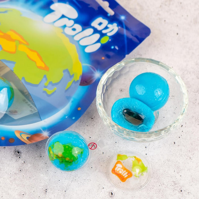 Trolli 3D Planet Bursting Jelly Gummy Candy, 90g