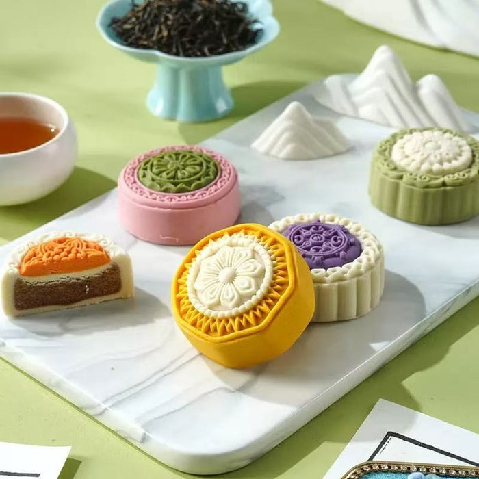 Yaoji Tea And Fruits Flavor Mooncakes, 280g