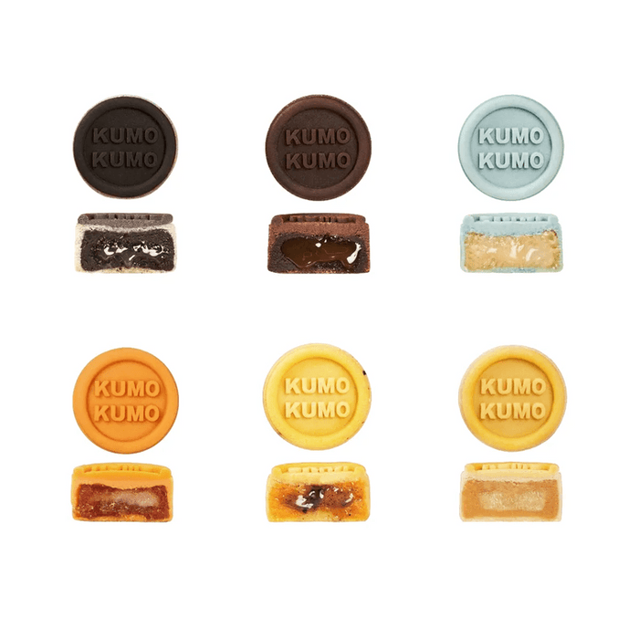 KUMO KUMO 2025 Vogue Fancy Cheese Mooncake Gift Box, 8 Pieces