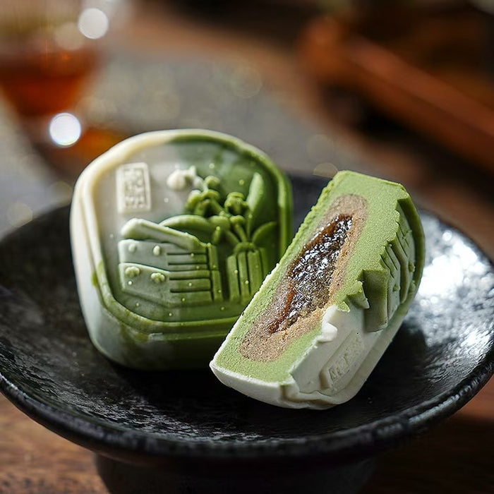 Yaoji Four Flavor Flowing Hearts Mooncakes, 300g