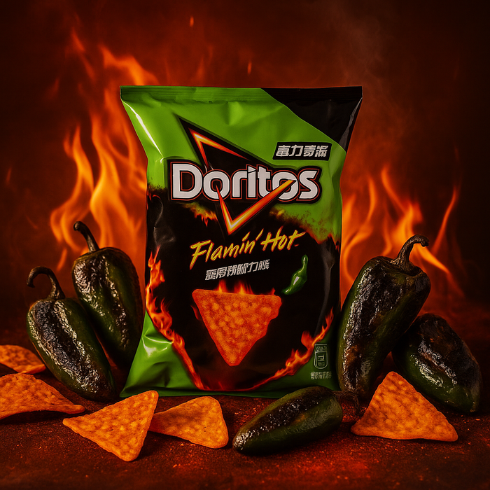 Doritos Flamin Hot Jalapeno Flavored Corn Chips, 40g